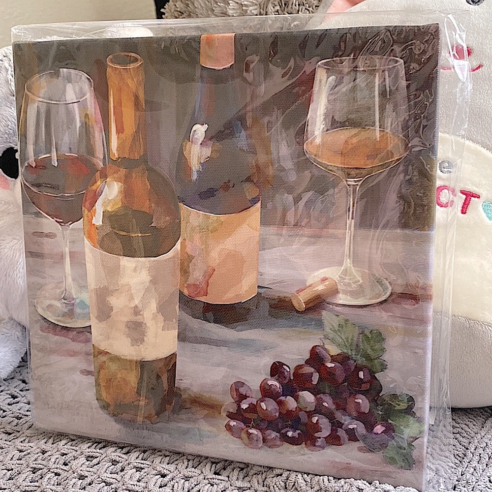 NIP • Wine & Grape • Wall Art Painting 🍷